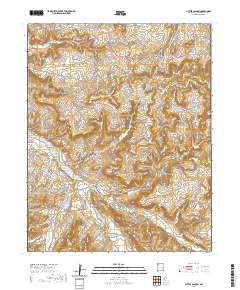 Cutter Canyon 2020 topographic map thumbnail