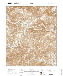 Dark Canyon 2020 topographic map thumbnail