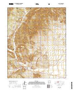 Datil 2020 topographic map thumbnail