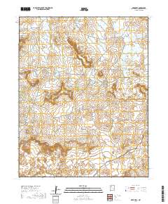Deer Mesa 2020 topographic map thumbnail