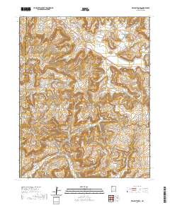 Delgadita Mesa 2020 topographic map thumbnail