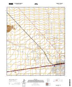 Deming West 2020 topographic map thumbnail