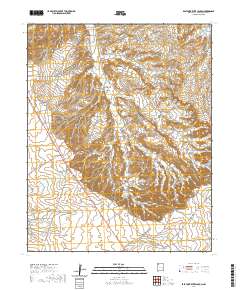 East Fork Kutz Canyon 2020 topographic map thumbnail