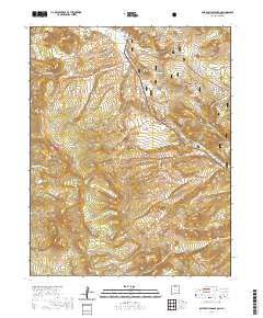 East Gavilan Canyon 2020 topographic map thumbnail