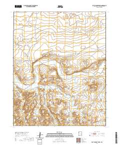 East of Great Bend 2020 topographic map thumbnail