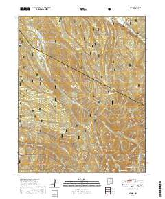 El Valle 2020 topographic map thumbnail