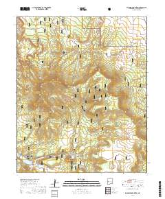 Escondido Mountain 2020 topographic map thumbnail
