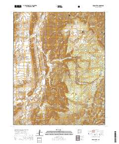 French Mesa 2020 topographic map thumbnail