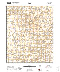 Gallegos NE 2020 topographic map thumbnail