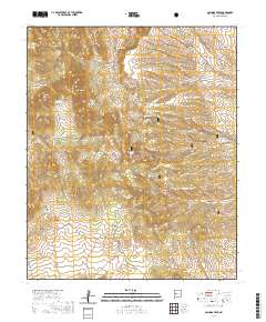 Gallinas Peak 2020 topographic map thumbnail