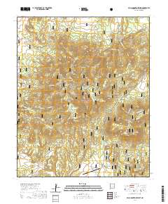 Gallo Mountains West 2020 topographic map thumbnail