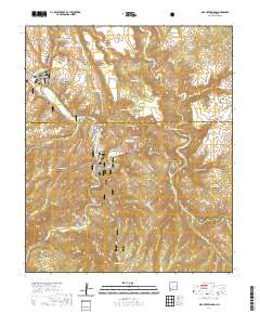 Gila Hot Springs 2020 topographic map thumbnail
