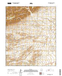 Grapevine Draw 2020 topographic map thumbnail