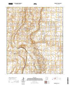 Hackberry Lake 2020 topographic map thumbnail