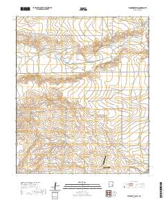 Hackberry Ranch 2020 topographic map thumbnail