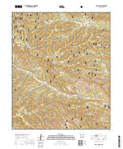 Bell Canyon 2020 topographic map thumbnail