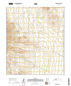 Hermanas NW 2020 topographic map thumbnail
