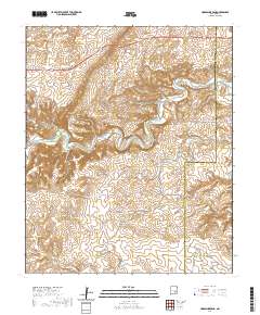 Horseshoe Bend 2020 topographic map thumbnail