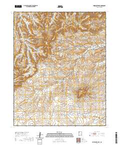 Huerfanito Peak 2020 topographic map thumbnail