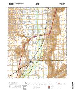 Isleta 2020 topographic map thumbnail