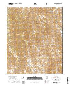 Jaralosa Mountain 2020 topographic map thumbnail