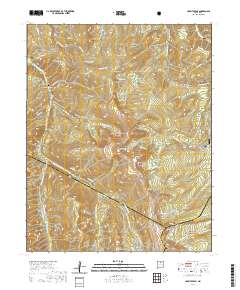Jicarita Peak 2020 topographic map thumbnail