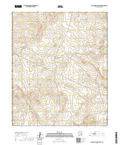 Juan Largo Canyon West 2020 topographic map thumbnail