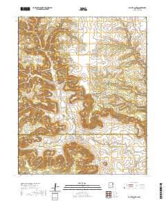 La Cinta Canyon 2020 topographic map thumbnail
