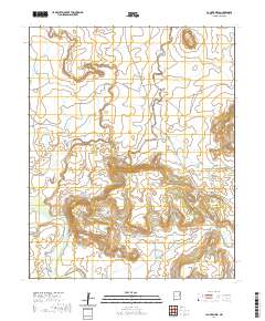 La Cinta Mesa 2020 topographic map thumbnail