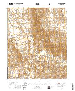 La Jara Peak 2020 topographic map thumbnail