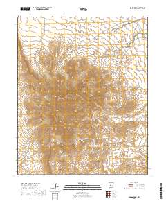 Ladron Peak 2020 topographic map thumbnail