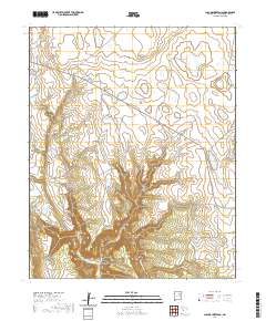 Laguna Huerfana 2020 topographic map thumbnail