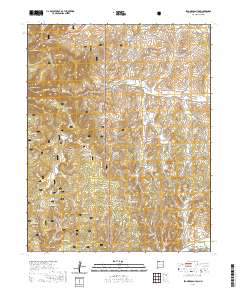 Leandro Canyon 2020 topographic map thumbnail