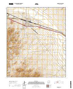 Lordsburg 2020 topographic map thumbnail