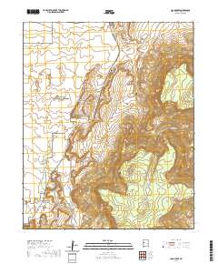 Los Pilares 2020 topographic map thumbnail
