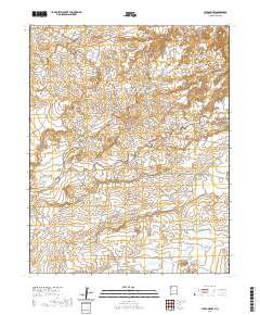 Lybrook NW 2020 topographic map thumbnail