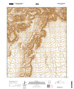 Magdalena Peak 2020 topographic map thumbnail