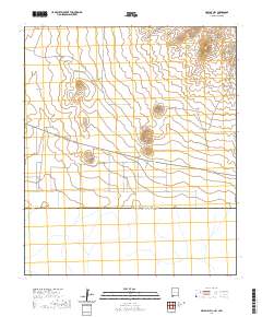 Malpais Hill 2020 topographic map thumbnail