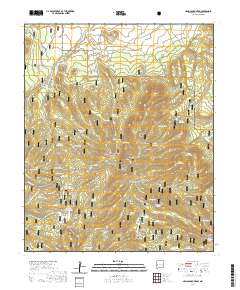 Mangas Mountain 2020 topographic map thumbnail