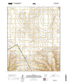 Mosquero 2020 topographic map thumbnail