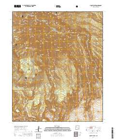 Mount Taylor 2020 topographic map thumbnail