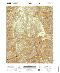 Nacimiento Peak 2020 topographic map thumbnail