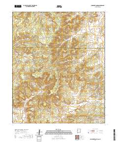 Shoemaker Canyon 2020 topographic map thumbnail