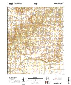 Shoemaker Canyon SE 2020 topographic map thumbnail