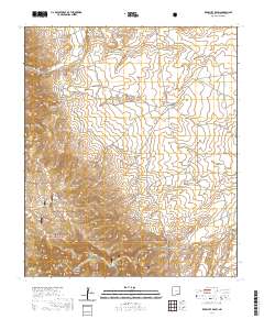 Red Bluff Draw 2020 topographic map thumbnail