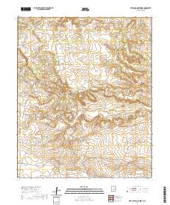 Red Bluff Draw West 2020 topographic map thumbnail