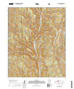 Rosilla Peak 2020 topographic map thumbnail