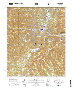 Ruidoso 2020 topographic map thumbnail