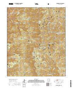 Sacramento Peak 2020 topographic map thumbnail