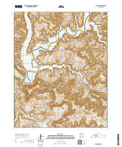 Navajo Dam 2020 topographic map thumbnail